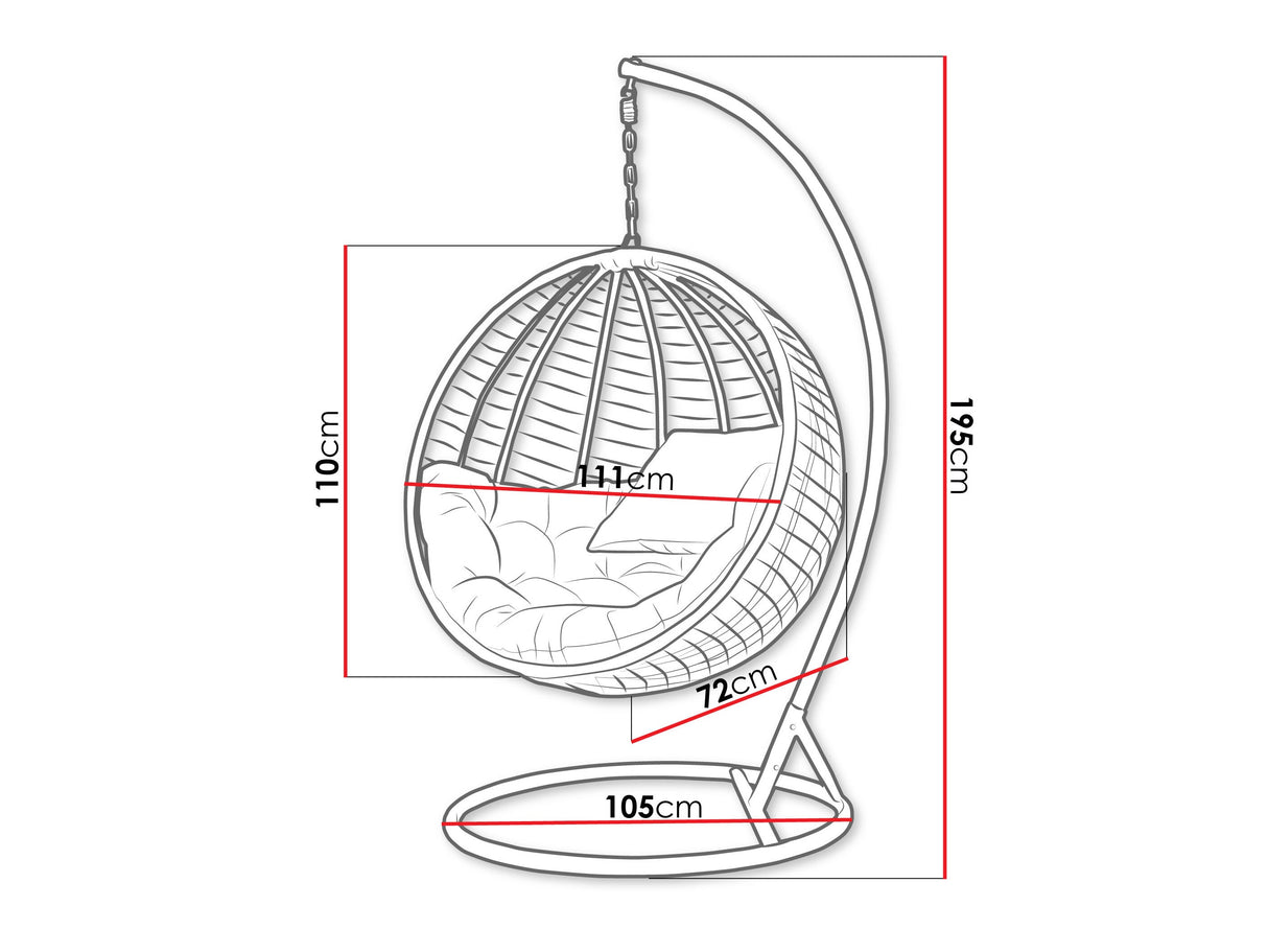 Függőszék wiszący AMARA + / 4540092
