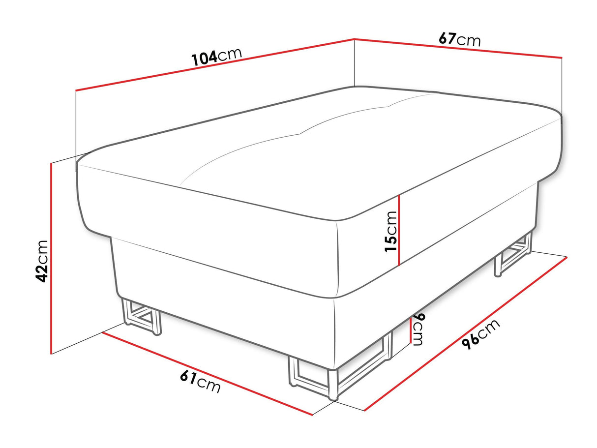ozott pad COTERE (Alvin), Szín: Poso 01 4547674
