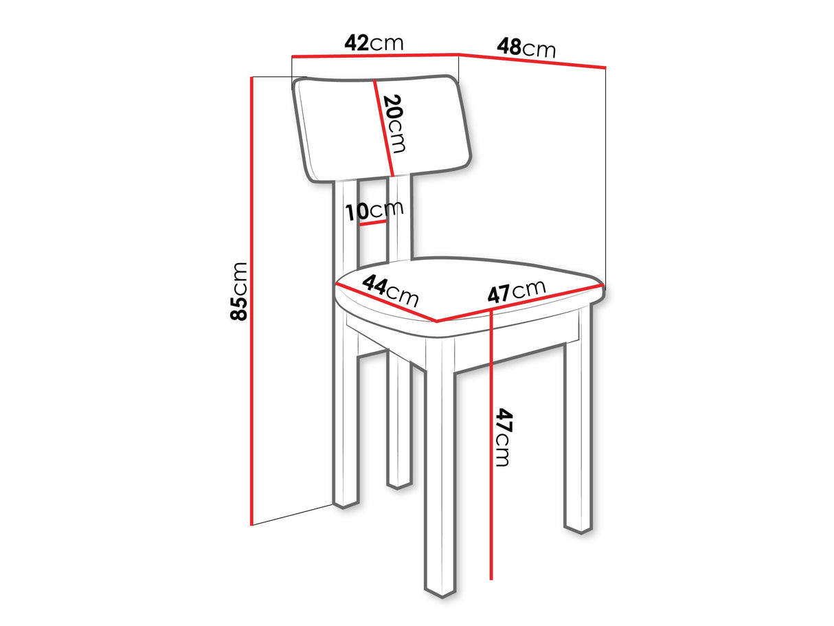 Szék DIVO 2, Fa színe: Dió, : 2
