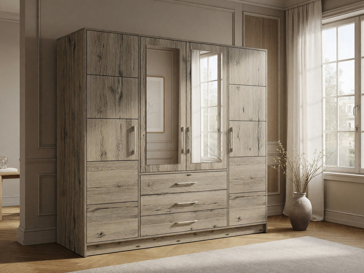 Gardróbszekrény BALI D4, Szín: Whllington tölgy 4557583