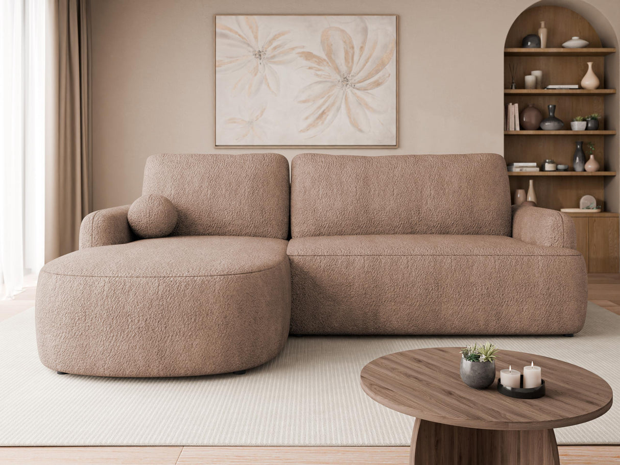 Sarokkanapé LORIDU, Szín: Coral 45, Változatok: Bal