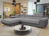Sarokkanapé TOREZIO MINI, Szín: Soft 029 + Lux 05, Változatok: Bal 4566257