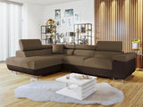 Sarokkanapé TOREZIO, Szín: Soft 066 + Lux 03, Változatok: Bal 4566923