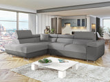 Sarokkanapé TOREZIO, Szín: Soft 029 + Lux 05, Változatok: Bal 4567150