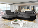 Sarokkanapé TOREZIO, Szín: Soft 011 + Lux 06, Változatok: Bal 4567160