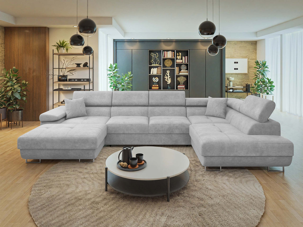 Sarokkanapé TOREZIO BIS, Szín: Lumo 65, Változatok: Jobb