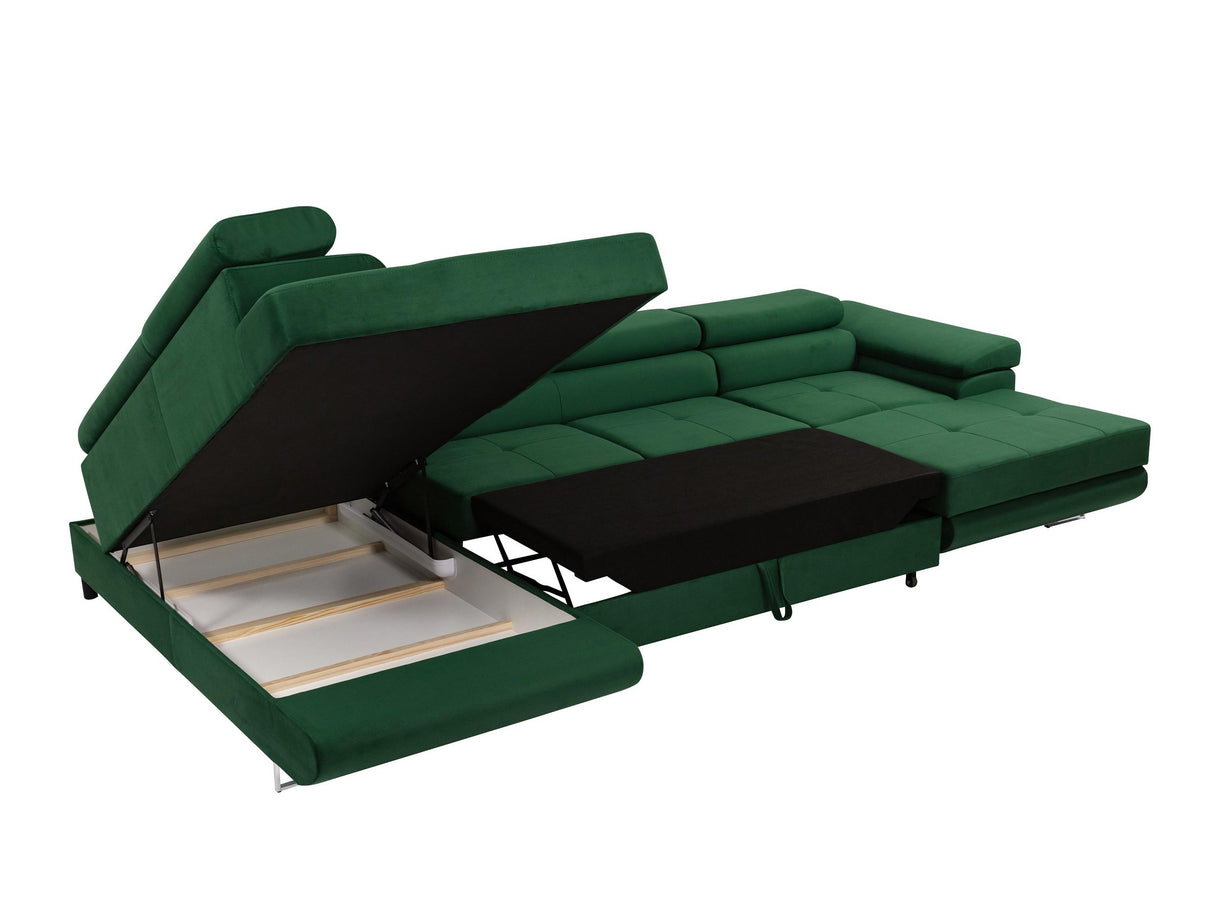 Sarokkanapé TOREZIO BIS, Szín: Margo 227.09, Változatok: Jobb