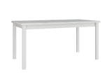Asztal Alba 4 90 x 160/200 (Diesel 90 x 160/200 4), színe: Kézműves fehér, Lábak színe: Fehér 4589816