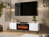 TV-állvány RTV LUCCA 180 2D EF +, Szín: Fehér 4613170