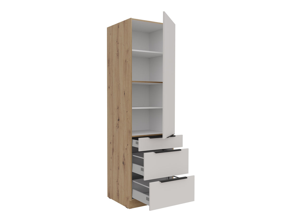 Moduláris szekrény fiókkal és ajtókkal dolna 60 DKS-210 3S 1F PREM BOX SOLEA