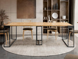 Összecsukható asztal ARENO + Craft 5903211495724 (Fekete + Craft tölgy)