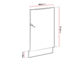 Mosogatógép-ajtó Front zmywarki ZM 713X446 SOLEA