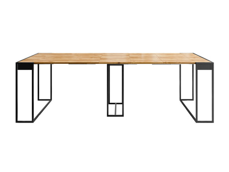 Összecsukható asztal ARENO + Craft 5903211495724 (Fekete + Craft tölgy)
