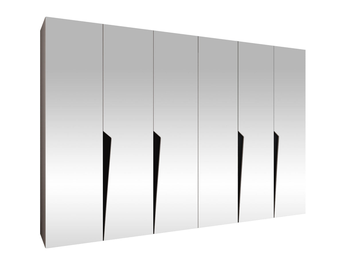 Gardróbszekrény PIANO 3 300, Szín: Kasmír, Fogantyú színe: Fekete