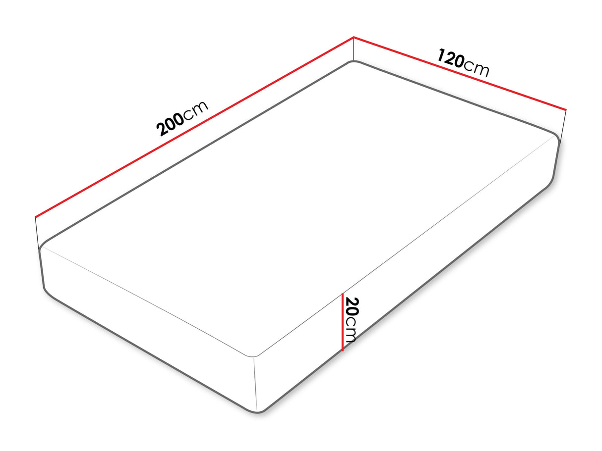 Matrac CULTURE 20 LATEX H3, Méretek: 120 x 200 cm