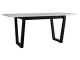 Asztal IKON 2 L LAMINAT : / .: 5903211234682 (Fehér + Fekete) 4744232