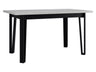 Asztal IKON 5 LAMINAT, Szín: Fehér + Fekete 4744307