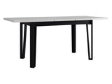 Asztal IKON 5 LAMINAT, Szín: Fehér + Fekete 4744308