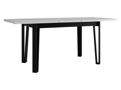 Asztal IKON 5 LAMINAT, Szín: Fehér + Fekete 4744308
