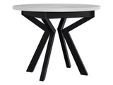 Asztal IKON 7 LAMINAT, Szín: Fehér + Fekete 4744309