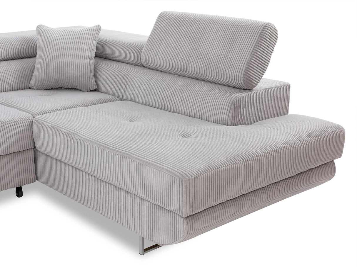 Sarokkanapé TOREZIO, Szín: Soft 011 + Lux 06, Változatok: Jobb 4771373