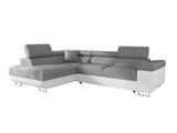 Sarokkanapé TOREZIO, Szín: Soft 017 + Lux 05, Változatok: Bal 4806341
