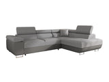 Sarokkanapé TOREZIO, Szín: Soft 029 + Lux 05, Változatok: Jobb 4806344