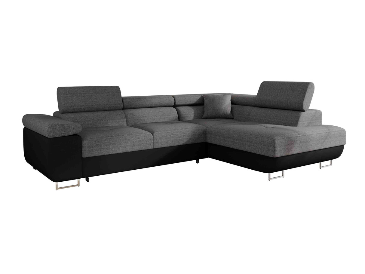 Sarokkanapé TOREZIO, Szín: Soft 011 + Lux 06, Változatok: Jobb 4806349
