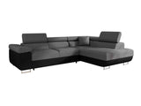 Sarokkanapé TOREZIO, Szín: Soft 011 + Lux 06, Változatok: Jobb 4806349