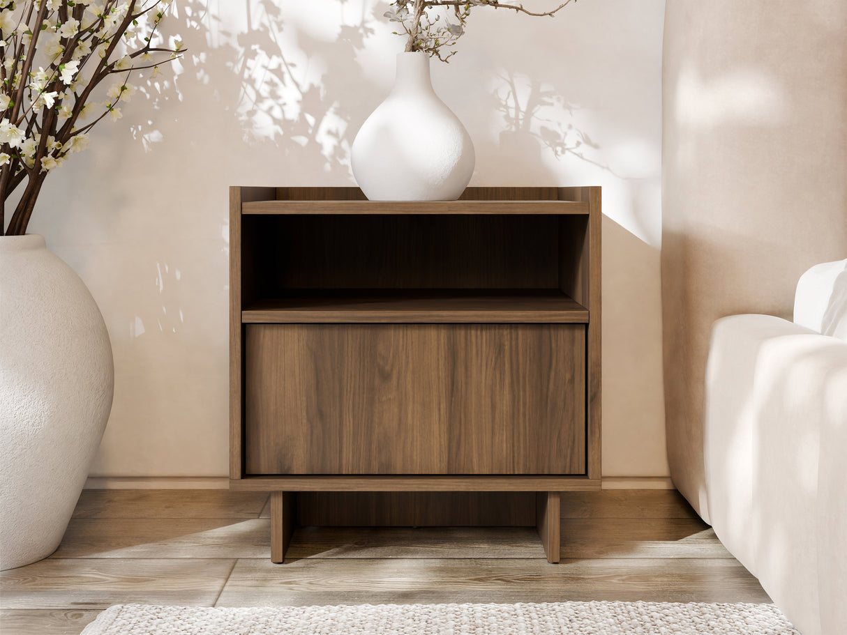 Éjjeliszekrény nemcny YASUMI S50, Szín: Dió