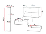 Fürdőszobai garnitúra MOGARES III / +, Mosdókagyló: Nem