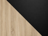 Asztal IKON 4 LAMINAT : Sonoma / .: 5903211275890 (Fekete + Sonoma tölgy) 4874200