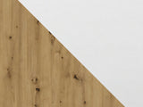 Asztal Alba 80 x 140/180 2 (Diesel 2), színe: Artisan tölgy, Lábak színe: Fehér 4897008