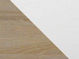 Asztal Oslo 1 80 x 80 (Harry 1), színe: Sonoma tölgy, Lábak színe: Fehér 4897063