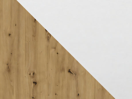 Asztal ALBA 2M LAMINAT : / : (Artisan tölgy + Fehér) 4897179