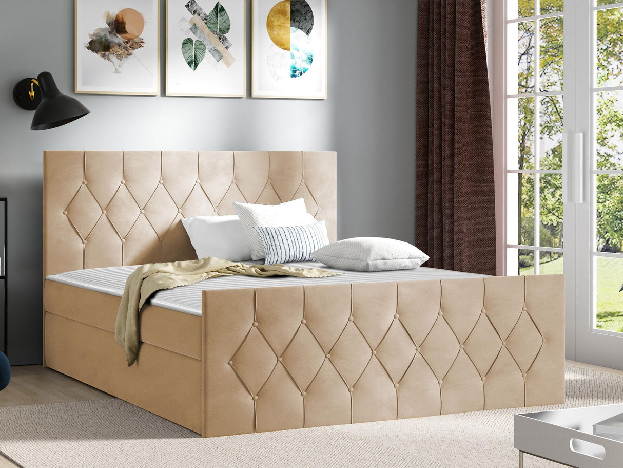 Kontinentális ágy SKY LUX (Colzone), Szín: Mikrofaza 05, Alvó felület mérete: 140 x 200 cm 4909685