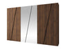 Gardróbszekrény ZEN 300 2L, Szín: Dió, Fogantyú színe: Fekete