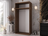 Gardróbszekrény ZEN 100, Szín: Dió, Fogantyú színe: Fekete 4988754