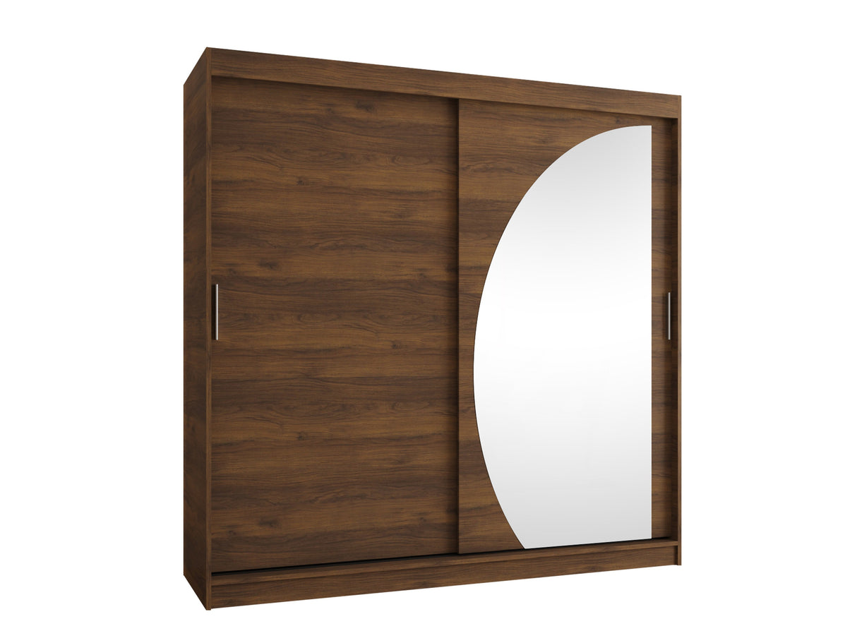 Gardróbszekrény WIKA 200, Szín: Dió, Fiókok: Nem