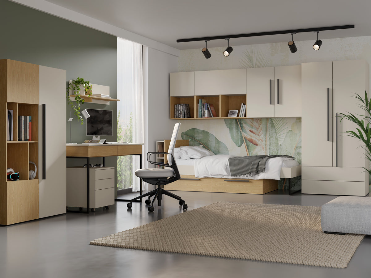 Íróasztal LORIN REG 10, Szín: Kasmír + Tölgy 5006429