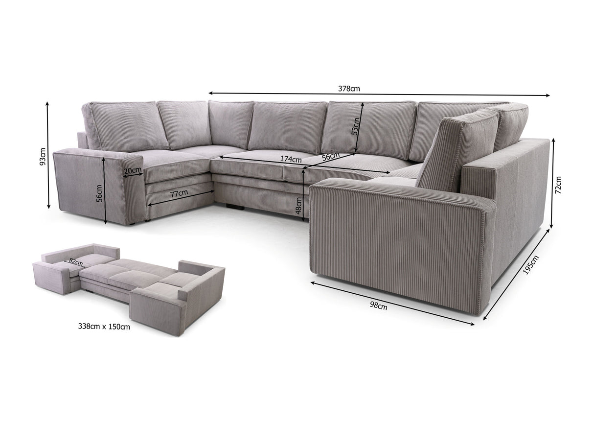 Sarokkanapé TOO U, Szín: Lincoln 86