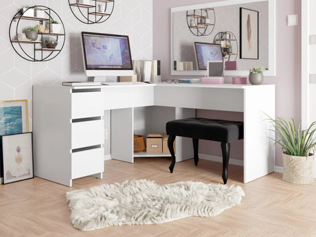 Sarok íróasztal Fotyn (Onemsi), Szín: Fehér 5018013