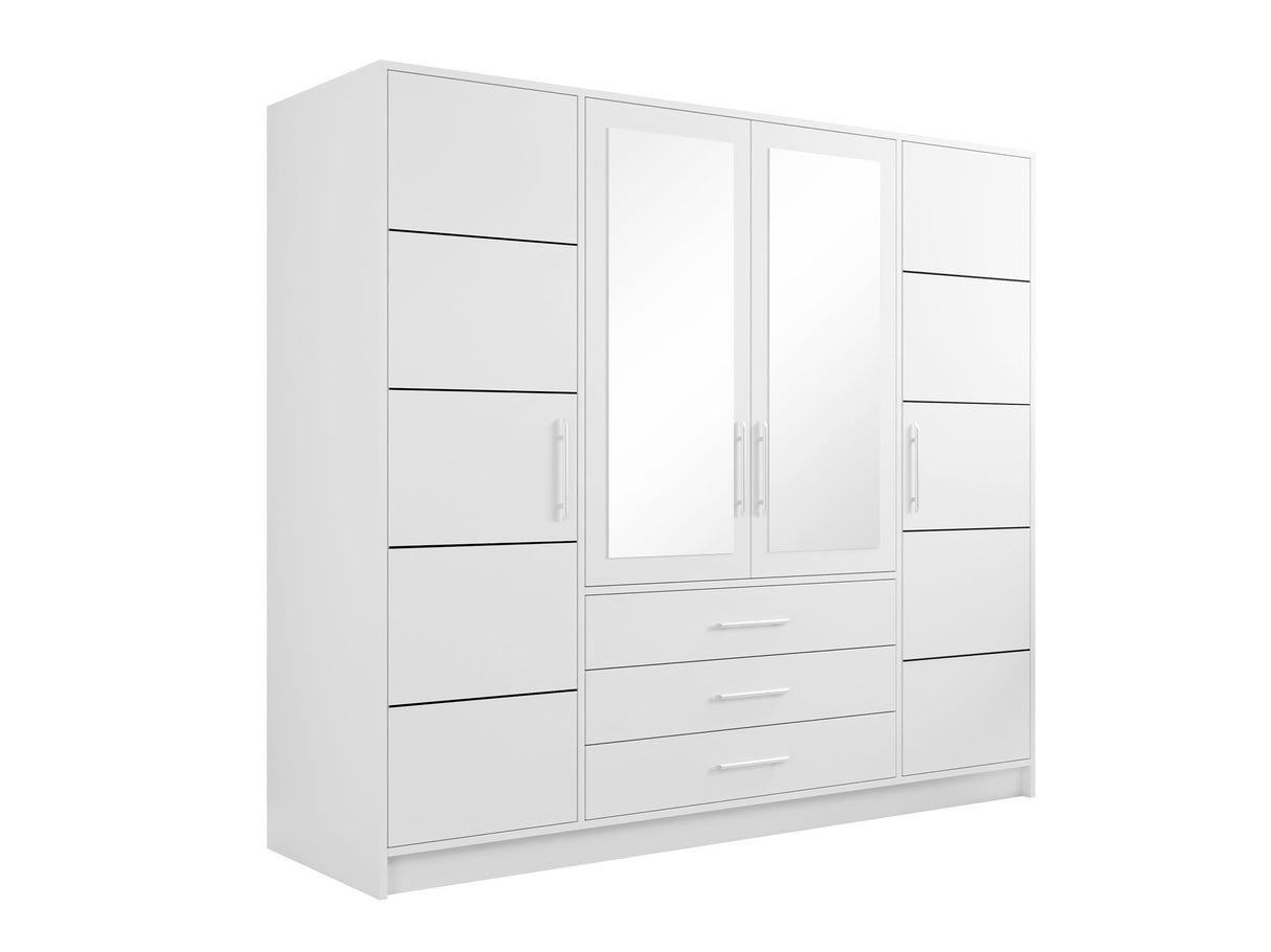 Gardróbszekrény BALI D4, Szín: Fehér 5020951