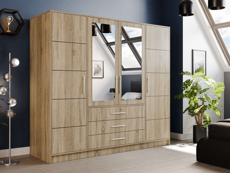 Gardróbszekrény BALI D4, Szín: Sonoma tölgy 5020954