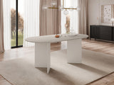Asztal GELIZO 22 mm, Szín: Világos Travertine