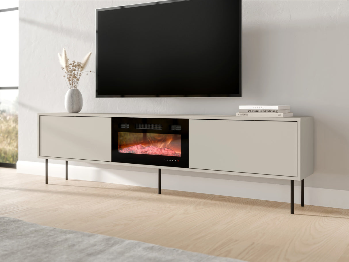 TV-állvány RTV MASHA 200 EF z kominkiem