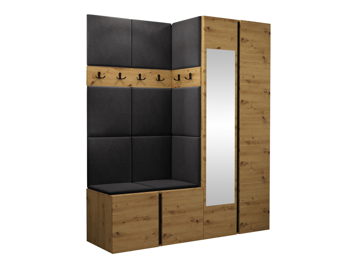 Előszoba garnitúra ORION XII (Tavasz XII), Keret színe: Artisan tölgy, Puha falpanel színe: Polo 897 5053430