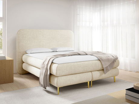 Kontinentális ágy Łoże AMARETTO + topper M, Szín: Nazar 225.01, Alvó felület mérete: 160 x 200 cm 5064699