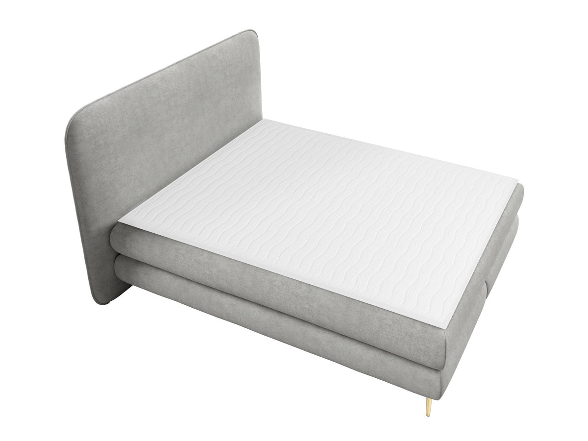 Kontinentális ágy Łoże AMARETTO + topper M, Szín: Nazar 225.05, Alvó felület mérete: 180 x 200 cm 5064759