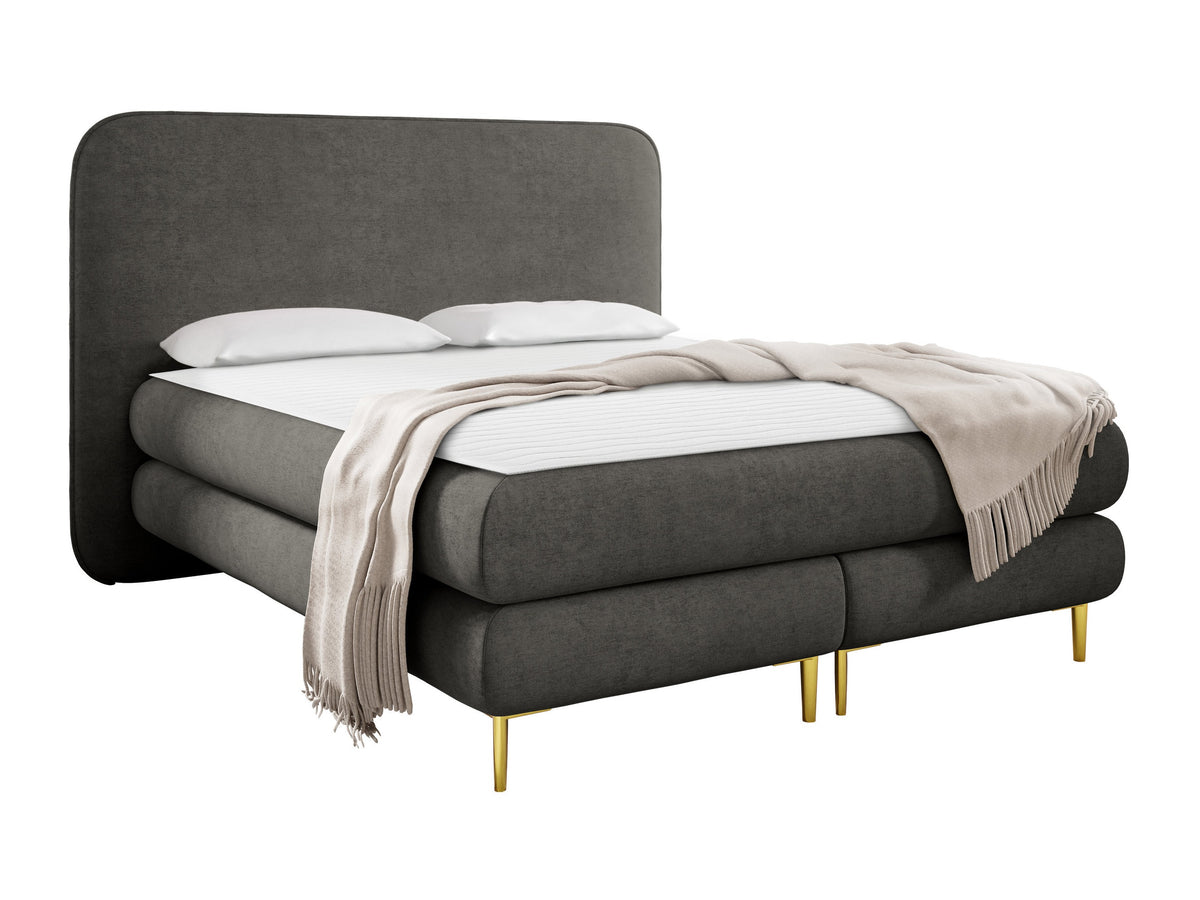 Kontinentális ágy Łoże AMARETTO + topper M, Szín: Nazar 225.06, Alvó felület mérete: 140 x 200 cm 5064764